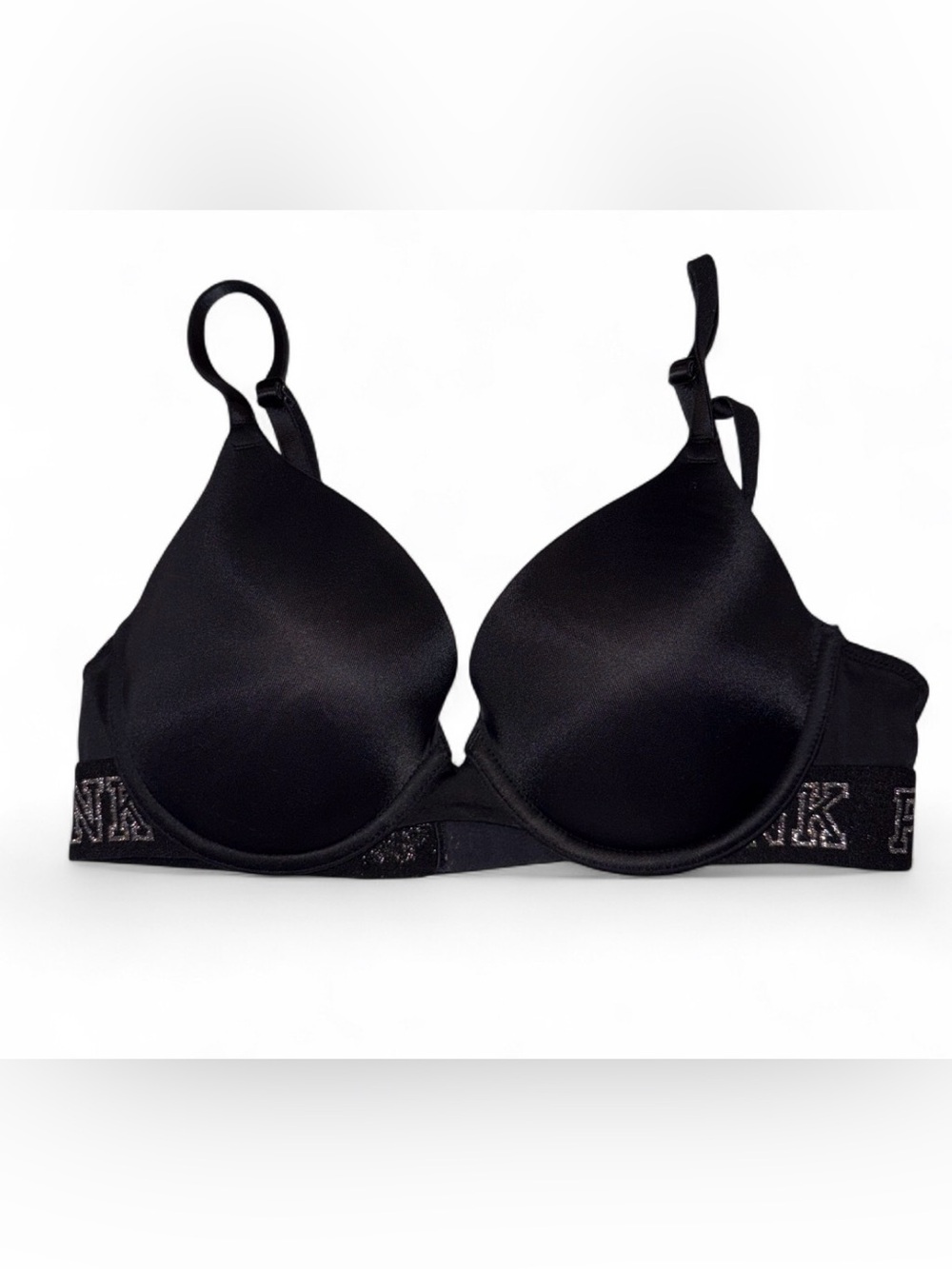 PINK Victoria's Secret Black Smooth T-Shirt Bra